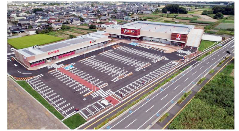 ヤオコー久喜吉羽店の全景