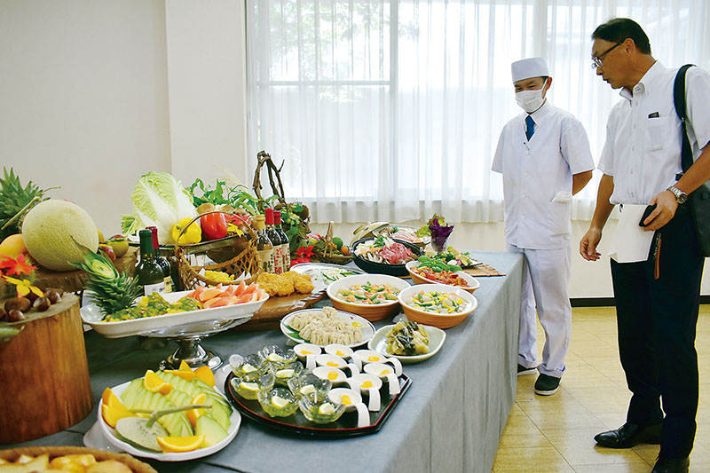 地元食材をふんだんに使用したこだわり料理