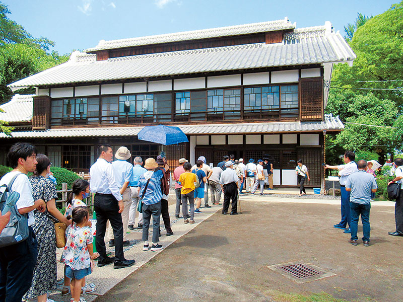 「中の家」＝2023年8月、深谷市血洗島