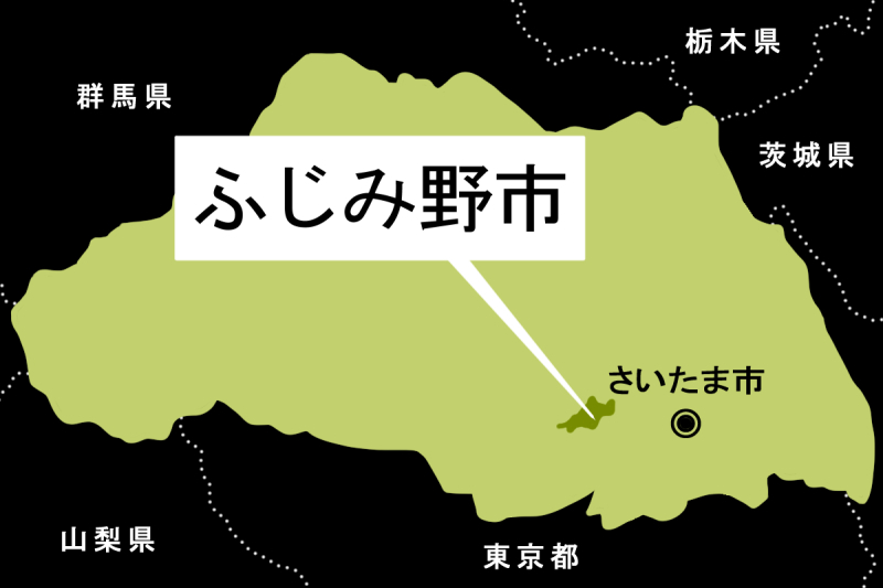 【地図】ふじみ野市