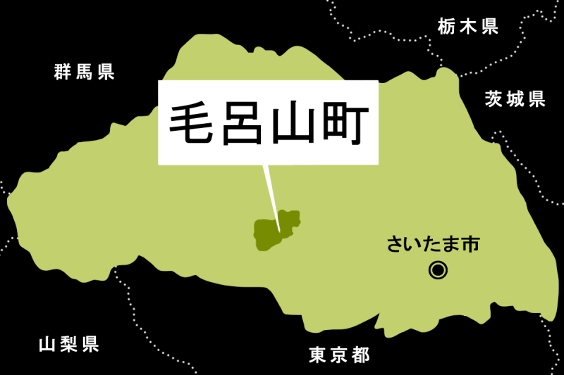 【地図】毛呂山町