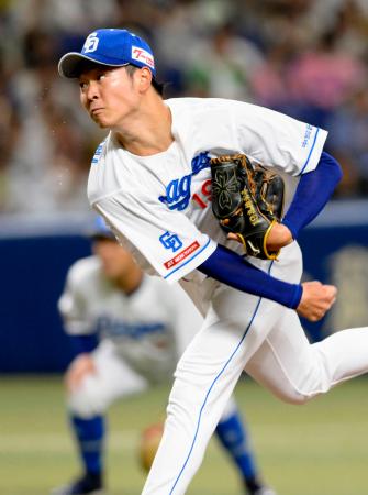 阪神戦に先発した中日・高橋宏＝バンテリンドーム