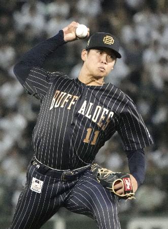 ７回無失点で３勝目を挙げたオリックス・山下＝ほっともっと神戸