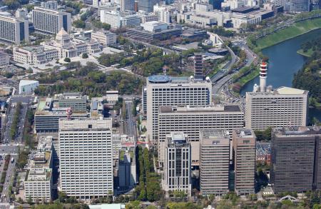 東京・霞が関の官庁街＝２０１６年