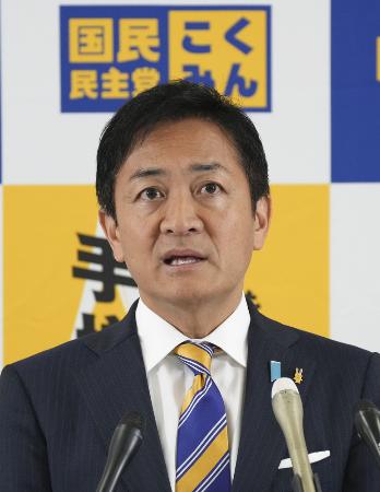 国民民主党の玉木代表＝１０月