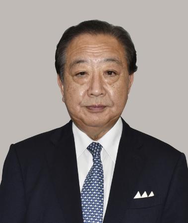 　立憲民主党の野田佳彦代表